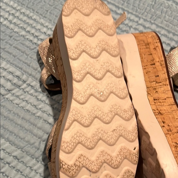 Corkys Tan Sandals with Suede-Like Straps - Picture 5 of 8